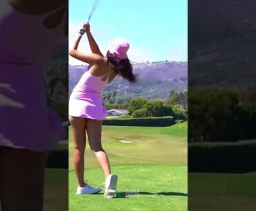 Amazing Golf Swing you need to see | Golf Girl awesome swing | Hannah B.  Leiner #Golf #shorts