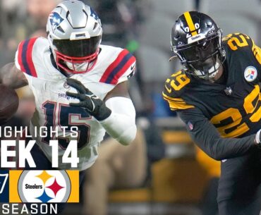 New England Patriots vs. Pittsburgh Steelers | 2023 Week 14 Game Highlights