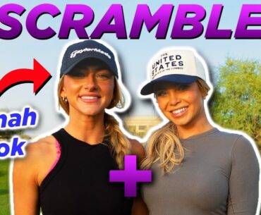 I Teamed Up With Hannah Cook!! (9 Hole Golf Scramble)