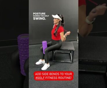 Add SIDE BENDS to your GOLF FITNESS routine #golf #golfswing #golffitness
