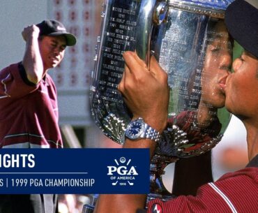 Tiger Woods | 1999 PGA Championship | Extended Highlights
