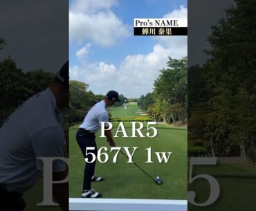 プロゴルファーの1ホール#ゴルフ #プロゴルファー #shorts