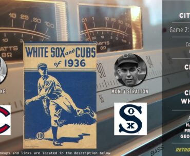 1936-Oct-02 • CHC/CHW • Chicago Cubs vs Chicago White Sox - Radio