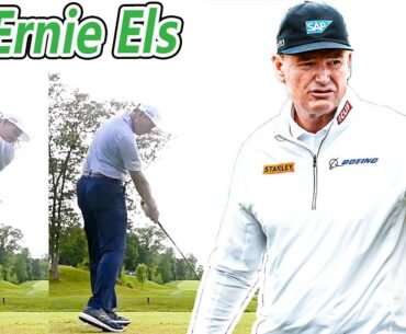 アーニー・エルス Ernie Els 南アフリカの男子ゴルフ スローモーションスイング!!!
