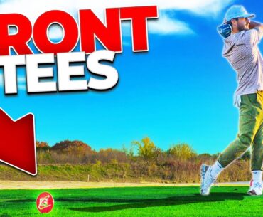 Can I break par from the front tees?