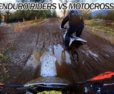Hard Enduro Riders Vs Motocross Tracks #ktm #husqvarna
