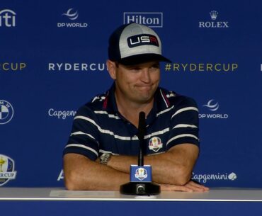 "Proud of Those Boys" Zach Johnson After HARD Round 1 Ryder Cup