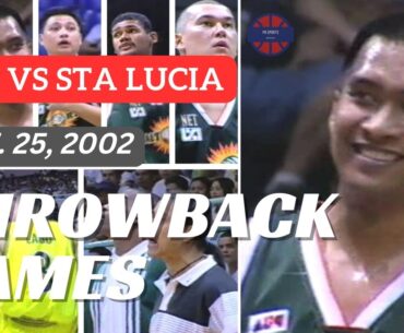 TNT vs STA. LUCIA REALTORS | 2002 AFC | FULL GAME | THROWBACK PBA
