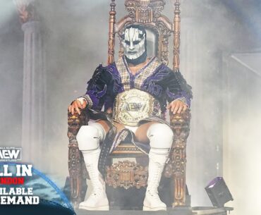 AEW World Champion MJF's Main Event Entrance at Wembley Stadium | AEW All In London 8/27/23