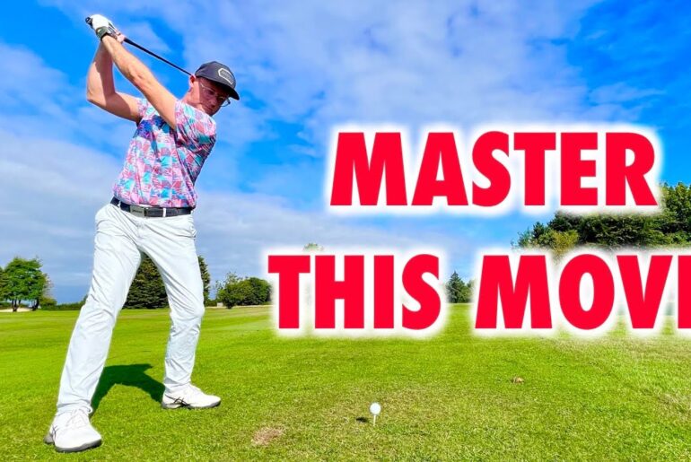 How to Stop Hitting Behind the Golf Ball (VERTICAL LINE GOLF SWING