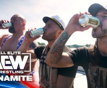 Boats, Brews, and Brochachos! AEW World Champ MJF, Adam Cole, & Captain Insano Are On A Boat!
