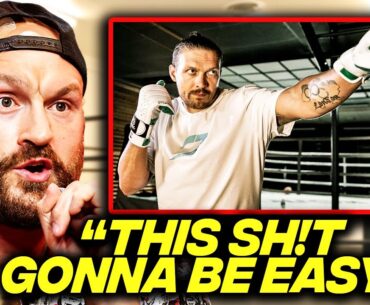 Tyson Fury REACTS To Oleksandr Usyk LEAKED Training Footage