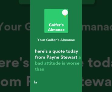 Payne Stewart #Golf Quote about #Attitude #golfhistory #PGA #golfquotes #GolfLife #golfishard
