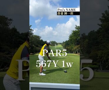 プロゴルファーの1ホール#ゴルフ #プロゴルファー #shorts