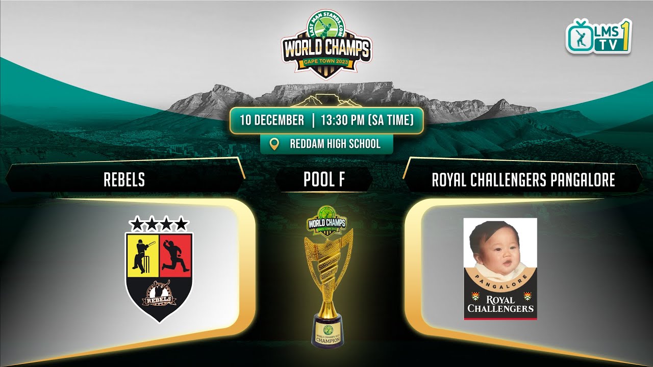 Rebels vs Royal Challengers Pangalore | World Champs | World Champs Rebels vs Royal Challengers Pangalore | World Champs | World Champs