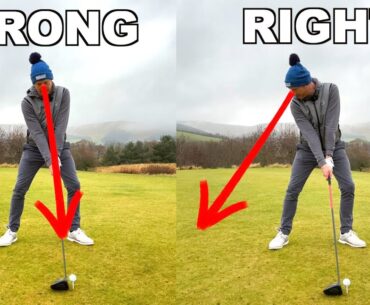 The EASIEST Way To Hit Driver Straight | Works For Irons Too