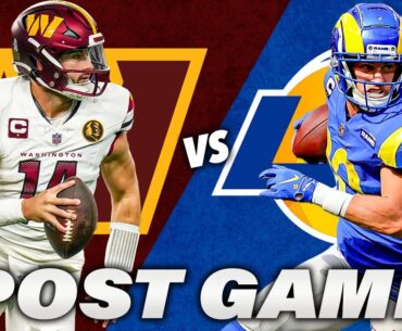 Washington Commanders vs LA Rams Post Game REACTION