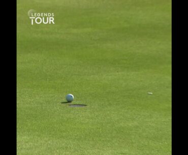 Can anyone stop Peter Baker? He's FOUR shots clear at the top! #golf #legendstour #golfswing