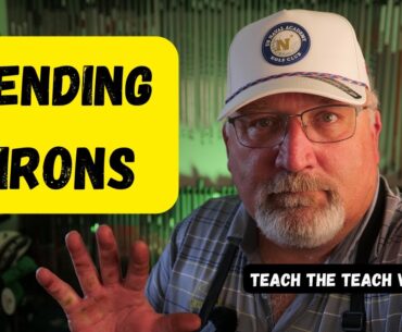 How to build a golf club - bending golf clubs