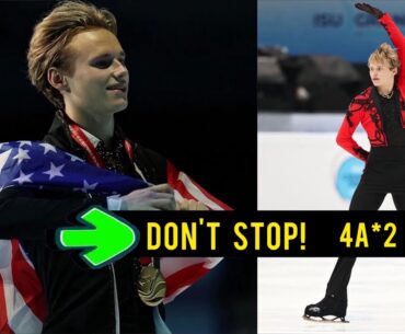 Ilia Malinin Short program  106.90 [4A] 🥇 Free program 314.66 [4A, 4Loo, 4Lz, 4T #GPFinal2023