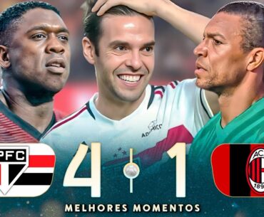 A FREGUESIA CONTINUA! O TRI-MUNDIAL GOLEOU O AC MILAN NO MORUMBI E SE CONSAGROU CAMPEÃO LEGENDS