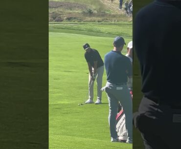 Ludvig Aberg routine and golf swing at #bmwwentworth #golf #golfswing #golf #golfshots #golfer