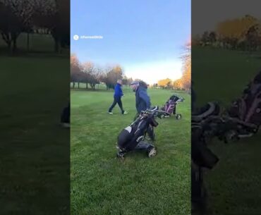 91-year-old gets his FIRST ever hole in one! ⛳
