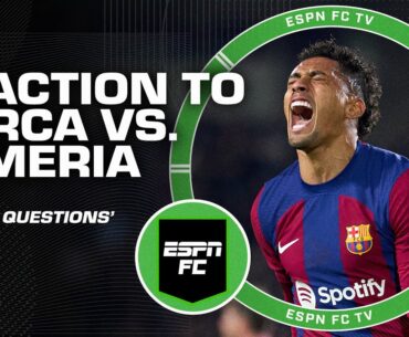 Barcelona have more questions than answers! - Craig Burley on 3-2 win vs. Almeria | ESPN FC
