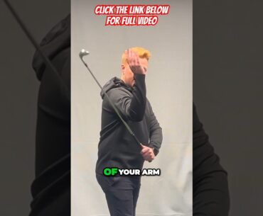 Training a Perfect Right Arm in the Golf Swing | VIDEO OUT NOW #golf #golfswing #golftips