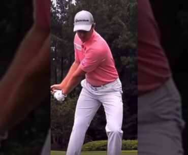 Here’s a great feel for your transition in a golf swing