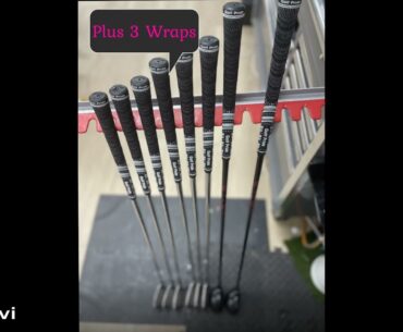 Taylormade Stealth Iron/Hybrid Combo Regripped with Golf Pride Multi Compound Black Grips