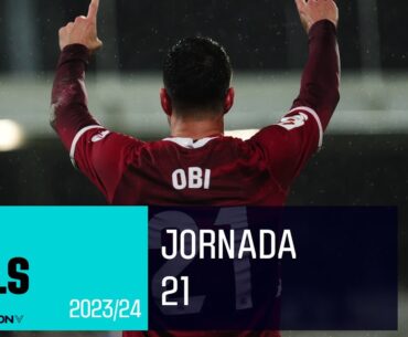 Todos los goles de la jornada 21 de LALIGA Hypermotion 2023/2024