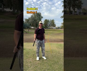 I BROKE My Hockey Stick!! (Hockey vs Football GOLF)