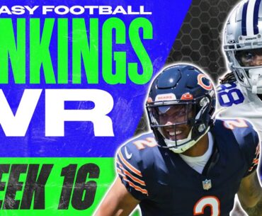 2023 Fantasy Football RANKINGS - TOP 30 Wide Receivers for Week 16