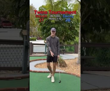 Twins Tournament 36 Holes Round 1 | Hole 12 #minigolf #minigolfcourse #miniputt #puttputt #golf