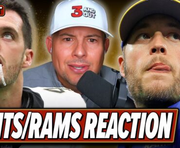 Saints-Rams Reaction: Matthew Stafford & LA offense shines vs. Derek Carr & New Orleans | 3 & Out