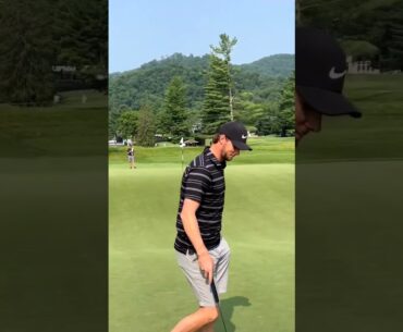 Thomas Pieters makes this putt look like a tap-in!