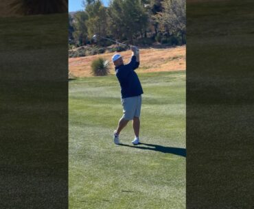 Jeremy with the near walk-off at #sohi #golf