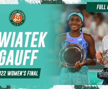 Swiatek vs Gauff 2022 Women's final Full Match | Roland-Garros