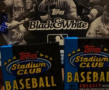 2023 Topps Black & White! 1993 Topps Stadium Club! & Ebay Mailday!
