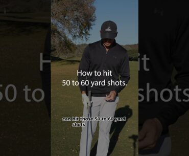 How To Improve Your 50 to 60 yard Golf Shots pt 1. #golf #golftips #golfswing