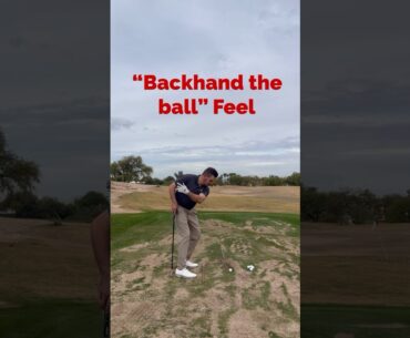 Strike the Irons Better with this Feel #golf #drill #rehearsal #golftips #tips #tigerwoods #pgatour
