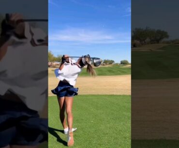 Alexandra Harju #golf #golfswing #shorts