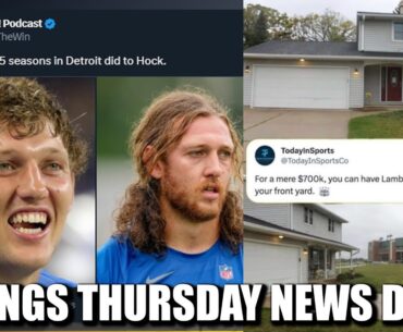 Minnesota Vikings News Dump (12.21.23) | Hockenson Revenge Game, O-Line Still Good? Lambeau House