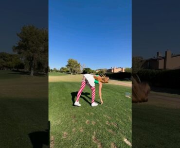 Claire Bear #golf #golfswing #shorts