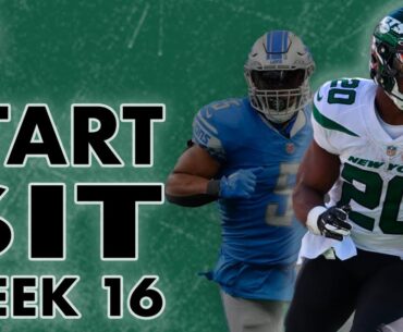 2023 Fantasy Football Week 16 Start/Sit Advice | NFL