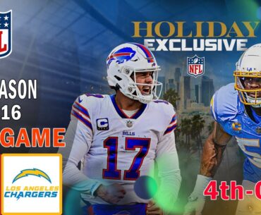 Buffalo Bills vs Los Angeles Chargers Week 16 FULL GAME 4th-QTR 12/23/2023 | NFL Full Game 2023
