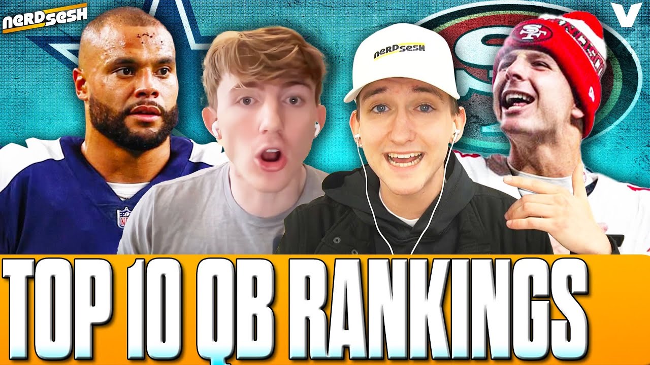 Top 10 NFL QBs: Where do Brock Purdy, Dak Prescott, Jalen Hurts rank? | Nerd Sesh Top 10 NFL QBs: Where do Brock Purdy, Dak Prescott, Jalen Hurts rank? | Nerd Sesh