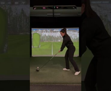 One leg drill keeps you balanced around your centre! #golfdrills #golf #golfswing