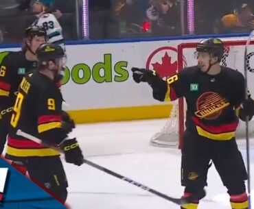 Canucks' Kuzmenko Doubles-Up With Sneaky Deflection To Net His Second Of The Night